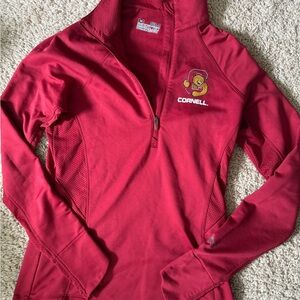Under Armour Women's Red Cornell 1/4 zip